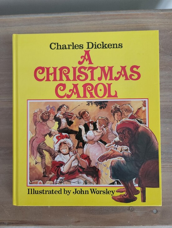 christmas carol Other - 📖 Charles Dickens A Christmas Carol Illustrated John Worsley Hardcover Book